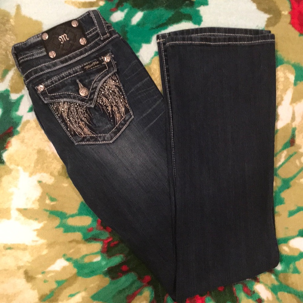 Miss Me Jeans. Immaculate condition. 34” inseam.